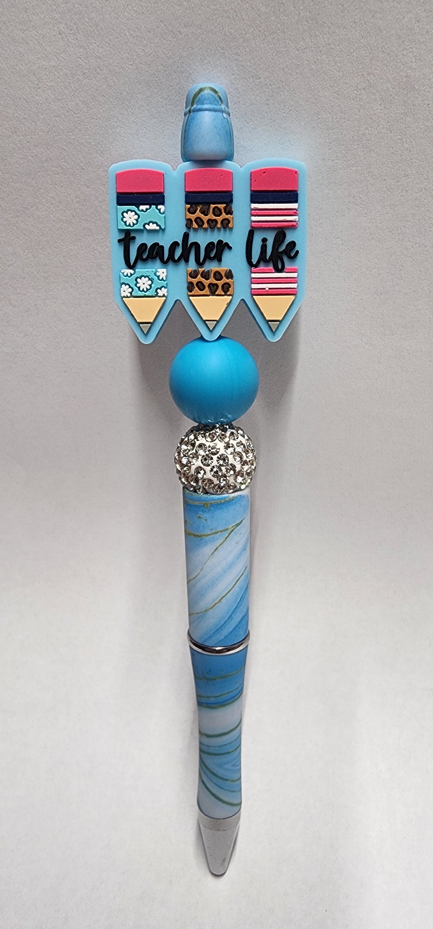 Teacher Life Beaded Pen