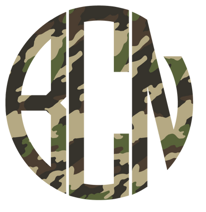 Camo Monogram Bundle