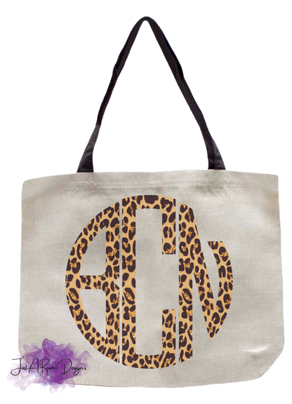 Glitter Leopard Monogram Bundle