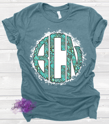 Turquoise Monogram Bundle